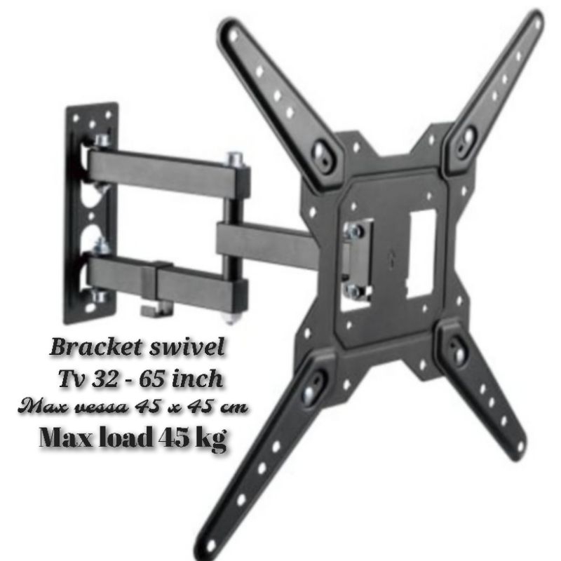 Jual Bracket Swivel Oximus Braket Tv 32 40 43 50 55 60 65 Inch Breket Tv Lengan Shopee Indonesia 7843