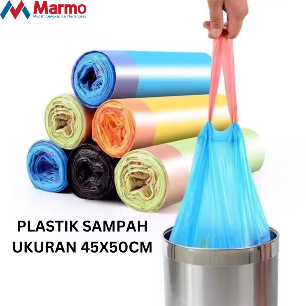 Jual Kantong Plastik Sampah Roll Ukuran 45x50 Cm Isi 15 Pcs Shopee Indonesia 1502