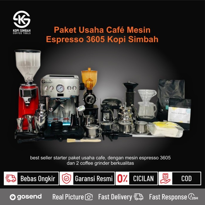 Samono 750ML Coffee Maker Mesin Kopi Multifungsi 2 in 1 Anti Bocor 600Watt Low  Watt Bahan Plastik SW-CMB06B Black