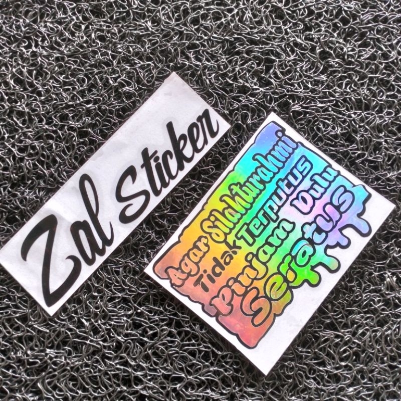 Jual sticker pinjam dulu seratus sticker cutting | Shopee Indonesia
