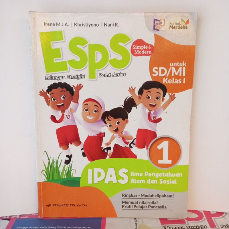 Jual Buku ESPS IPAS Ilmu Pengetahuan Alam Dan Sosial Untuk SD Kelas 1 ...