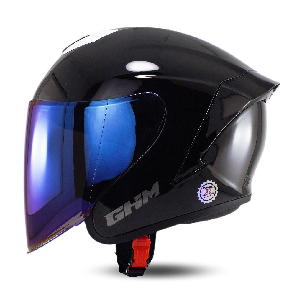 Jual Helm Half Face Rsix Eagle Free Spoiler Ghm Kenzo Solid Polos Sni Kaca Clear Terbaru