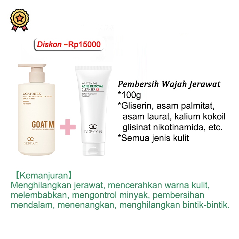 Jual Susu kambing Sabun mandi Memutihkan kulit Whitening Body wash