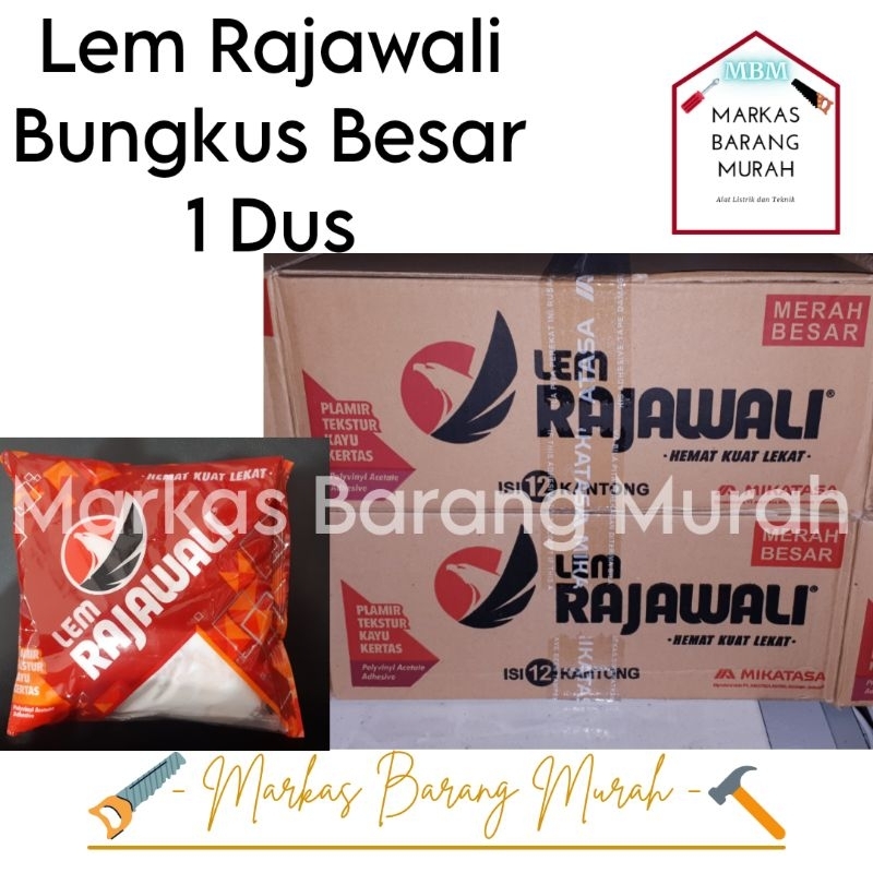 Jual Lem Rajawali 1 dus isi 12 bungkus besar | Shopee Indonesia