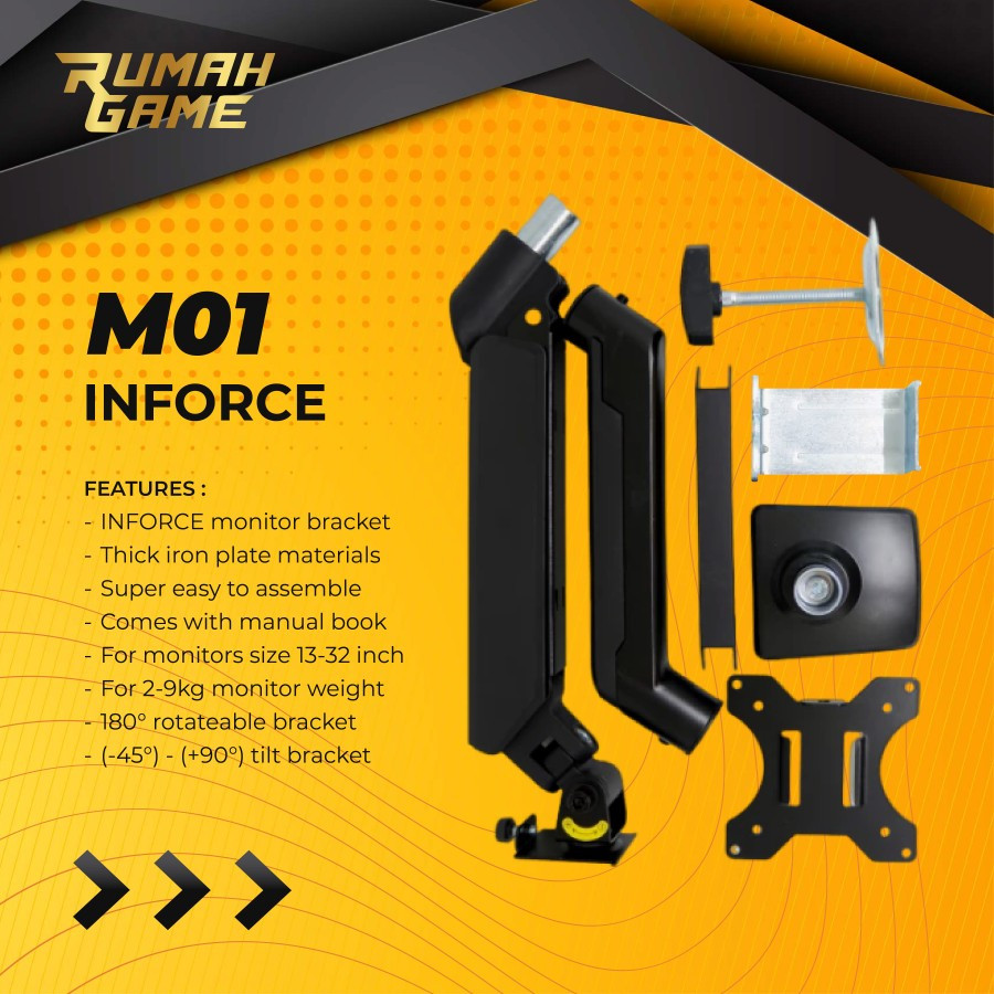 Jual BRACKET MONITOR Meja Duduk M01 13-32