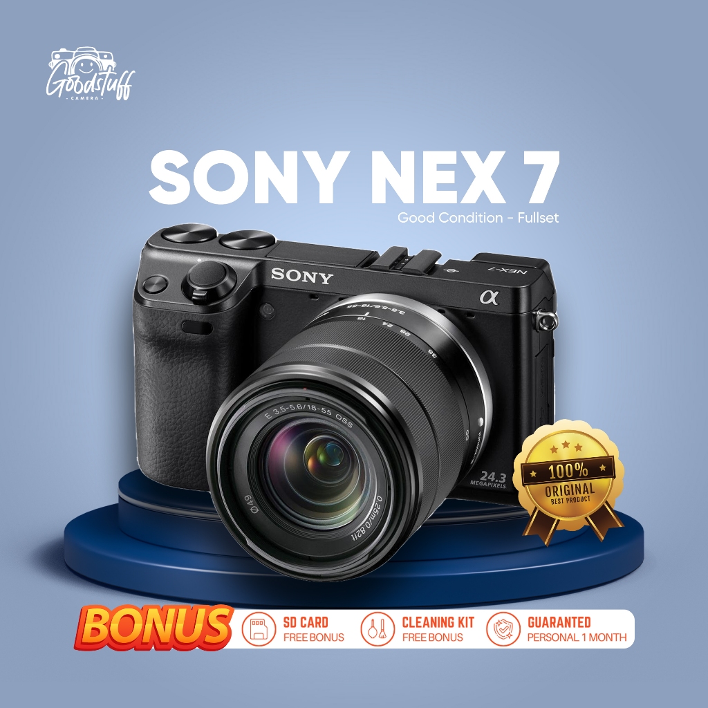Jual KAMERA MIRROLES SONY NEX 7 LENSA KIT MULUS LIKE NEW BERGARANSI ...