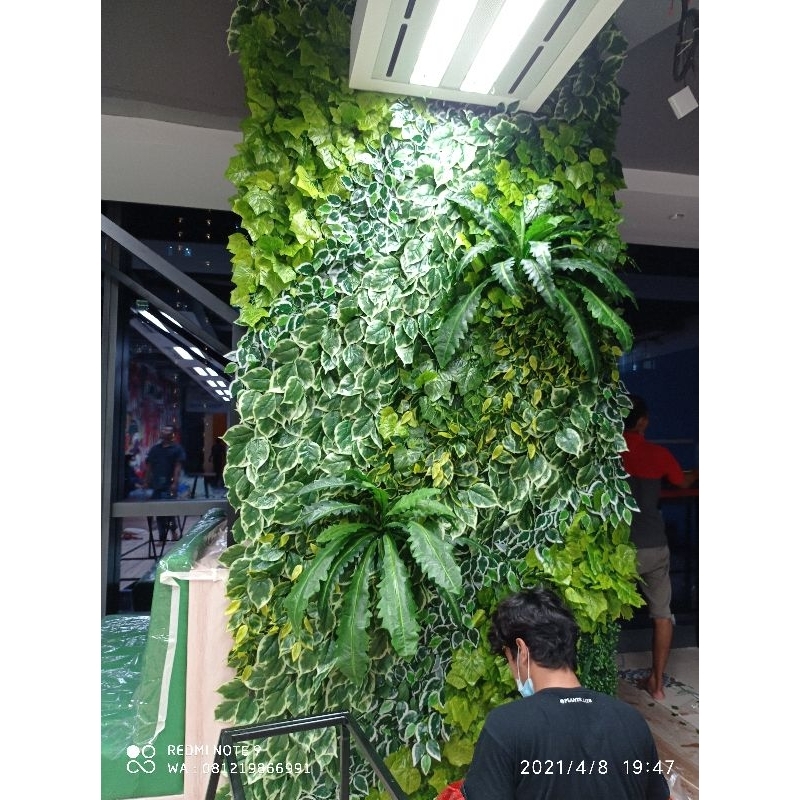 Jual Taman Vertikal Vertical Garden Artificial Sintetis Shopee Indonesia