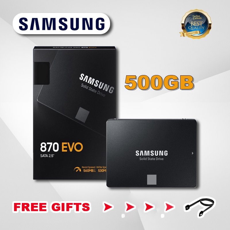Samsung SSD 870 EVO 120GB 250GB 500GB 1TB SATA3 Internal SSD SAMSUNG  Garansi Hard disk Distributor Resmi Tahun