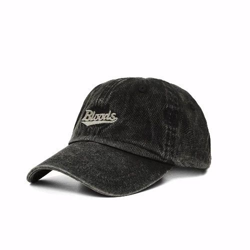 Topi Baseball Pria Hitam Premium Katun Twill Bordir Adjustable - topi pria