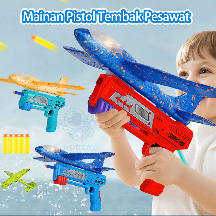 Jual Mainan Anak Pesawat Terbang Berlampu Mainan Pistol Penembakan