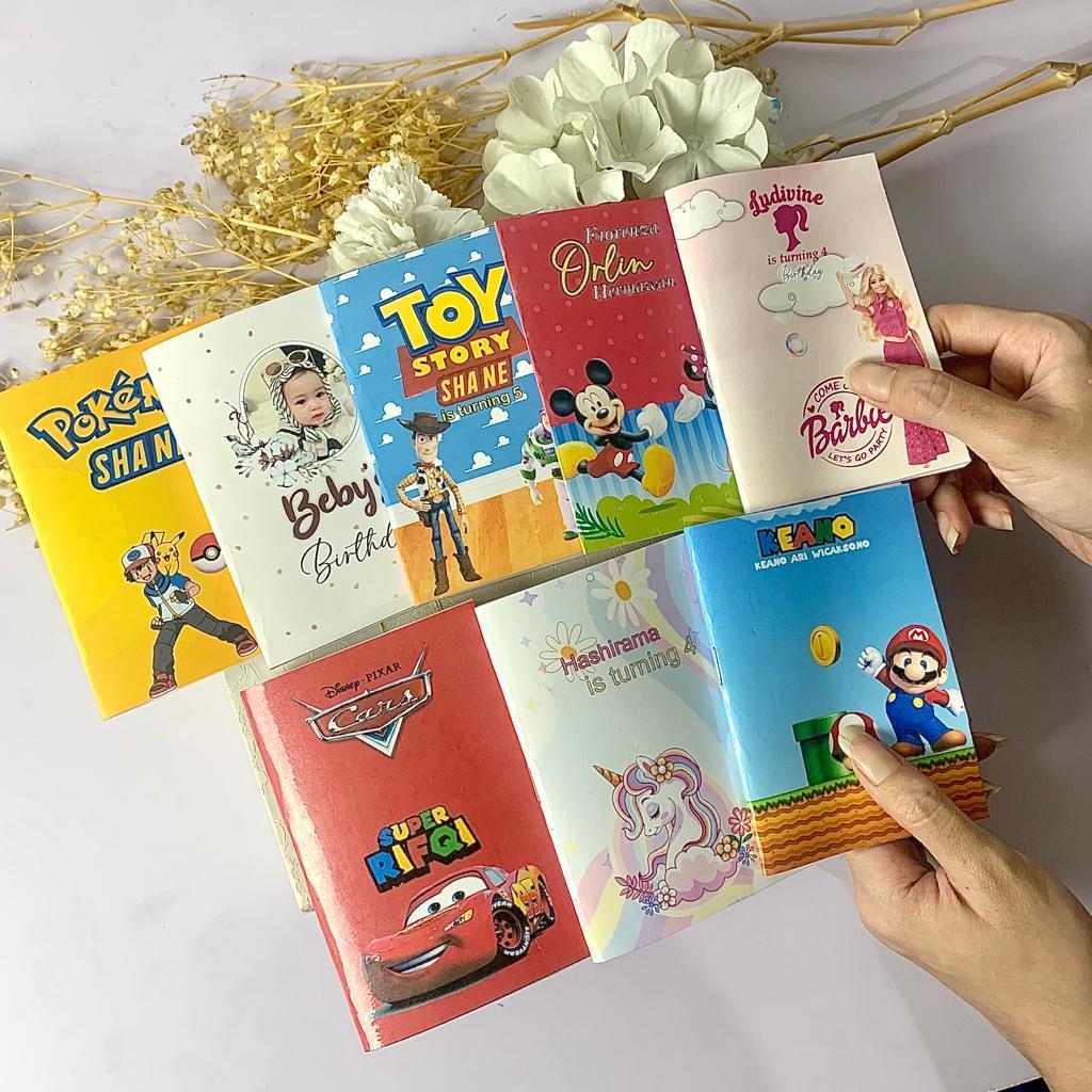 Jual Custom Notebook Mini Buku Kecil Catatan Scrapbook Mini Buku Notes ...