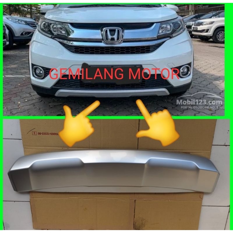 Jual Garnish Spoiler Bawah Bemper Depan HONDA BRV tipe E 2016-2020 Asli ...
