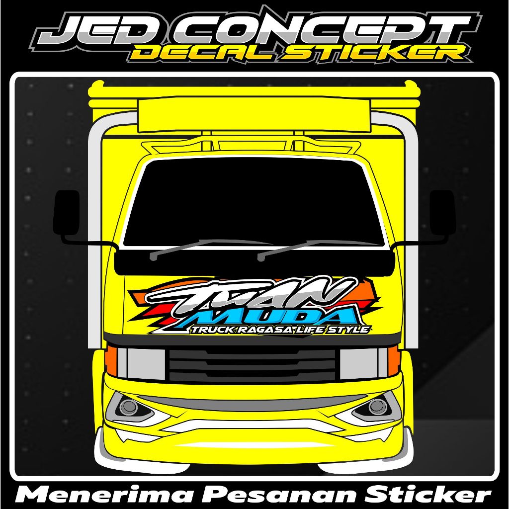 Jual Stiker Decal Kabin Depan Truck Ragasa Tuan Muda Shopee Indonesia