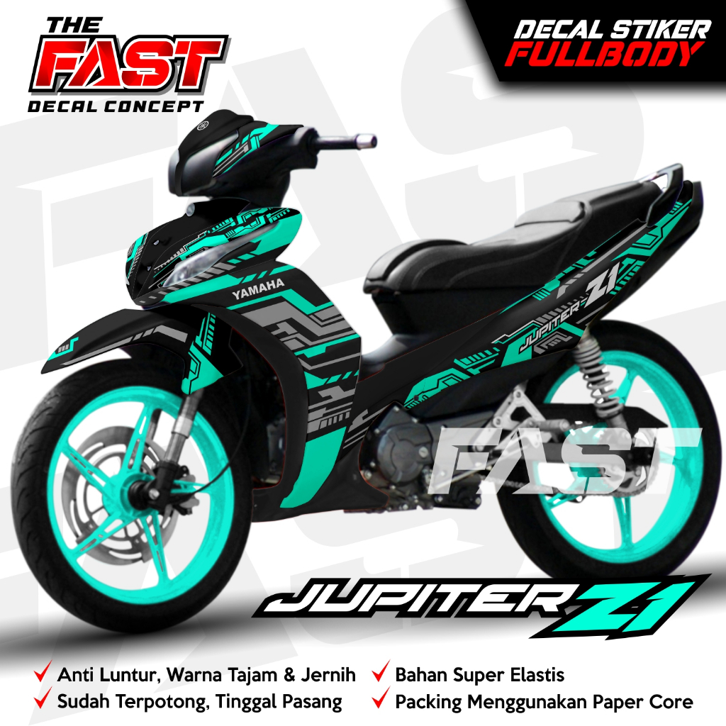 Jual Decal Jupiter Z1 Keren Fullbody Decal Stiker Striping Variasi ...