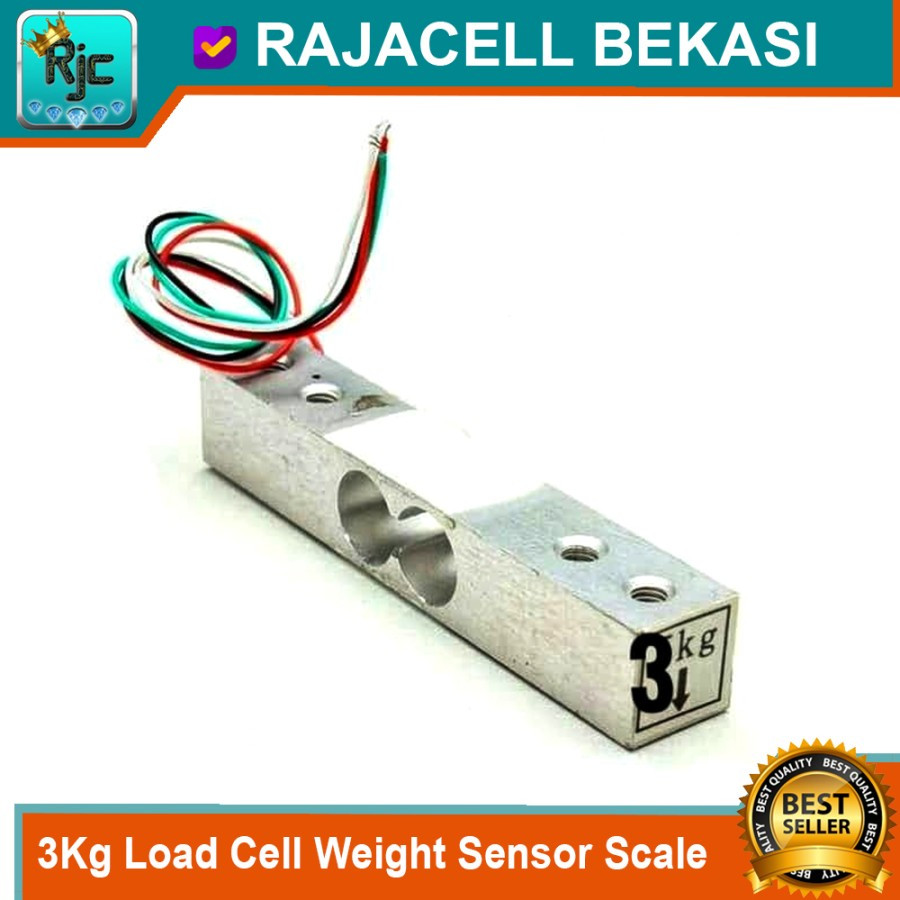 Jual 3Kg Load Cell Weight Sensor Timbangan Weigh Sensor Scale 3KG ...