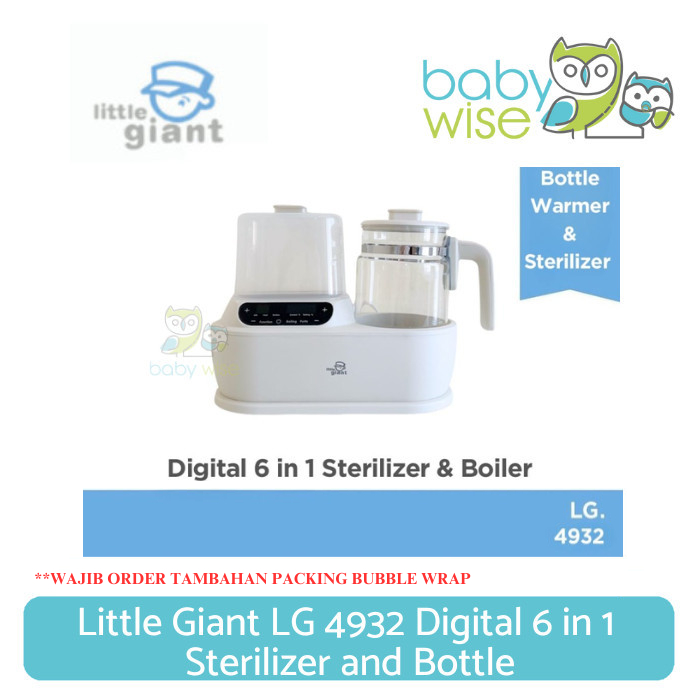 Jual Little Giant LG 4932 Digital 6 in 1 Sterilizer and Bottle Sterilisasi Botol Anak Bayi
