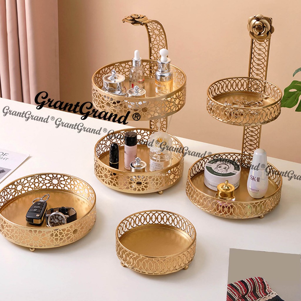 Jual GrantGrand Tempat Rak Kue Basah Standing Cake Display Iron Metal ...