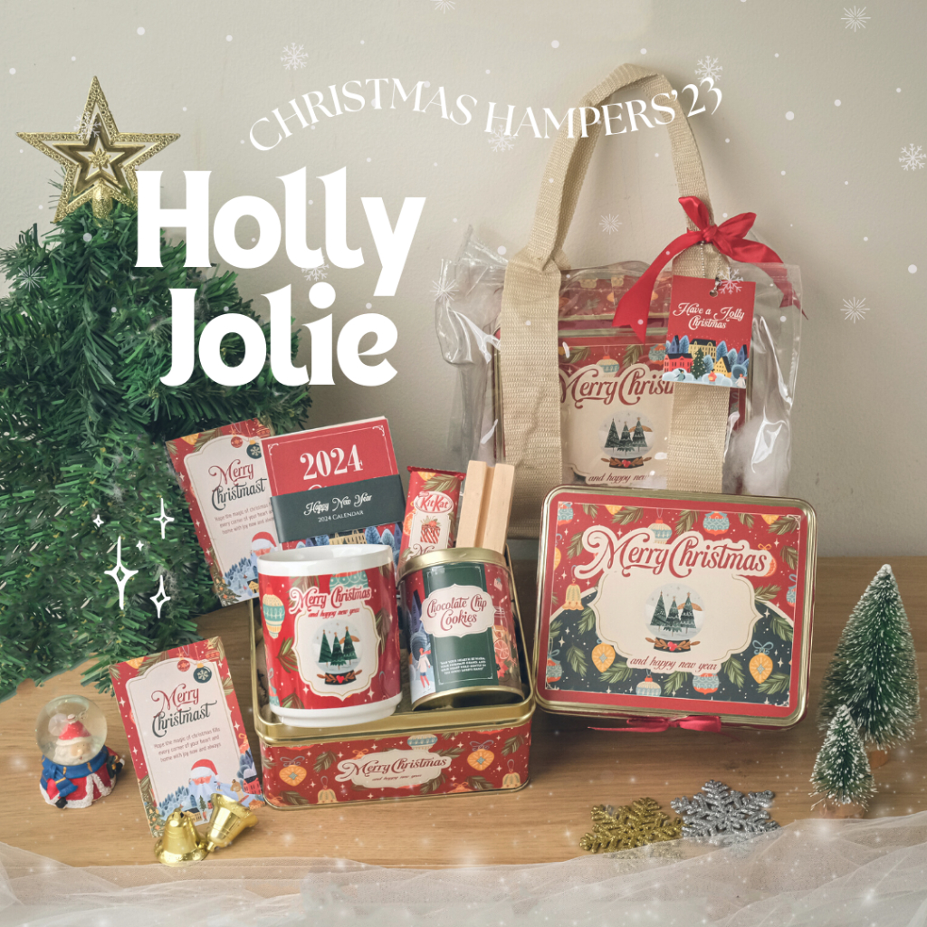 Jual Hampers Natal Holly Jolie Christmas Gift Box Kado Natal Souvenir Christmas Hampers