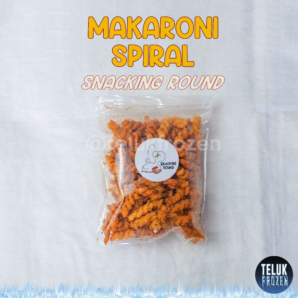 Jual Macaroni Spiral Makaroni Ulir Renyah Pedas Gurih Makanan Ringan