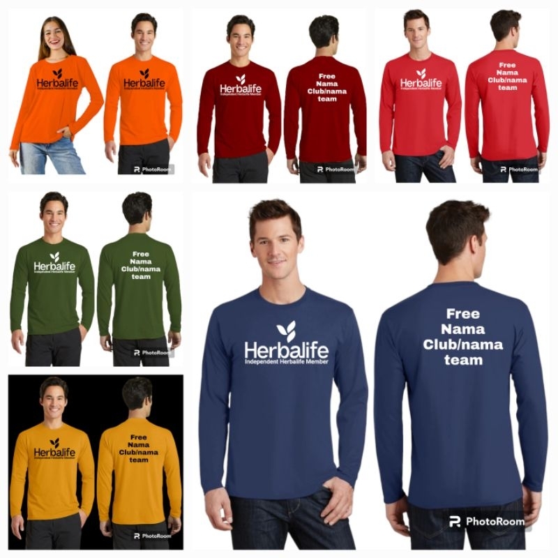 Jual Baju Kaos Lengan Panjang Bahan Katun Combed 24s Unisex Desain _[H ...