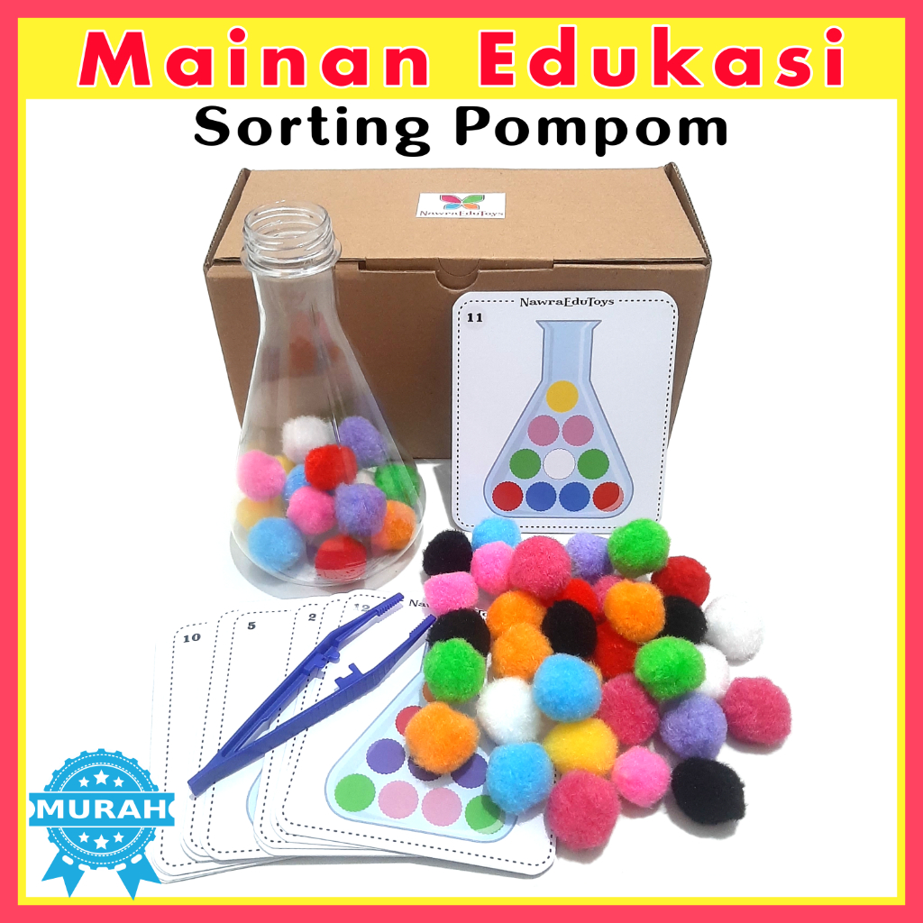 Jual Sorting color TABUNG POM POM | Shopee Indonesia