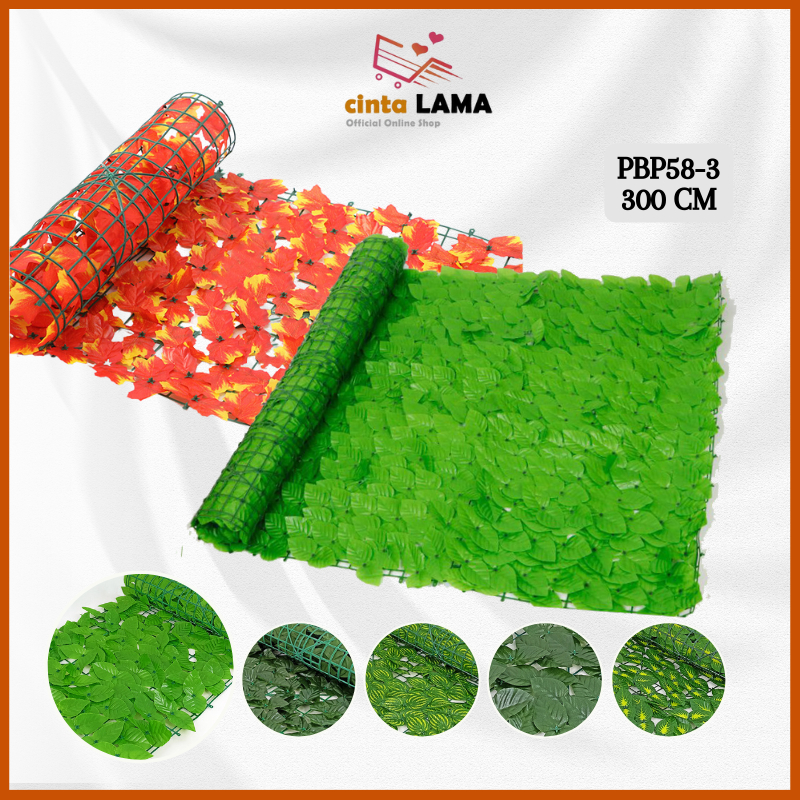 Jual Tanaman Rumput Hias Dinding Daun Rambat Sintetis Plastik Import 3 ...