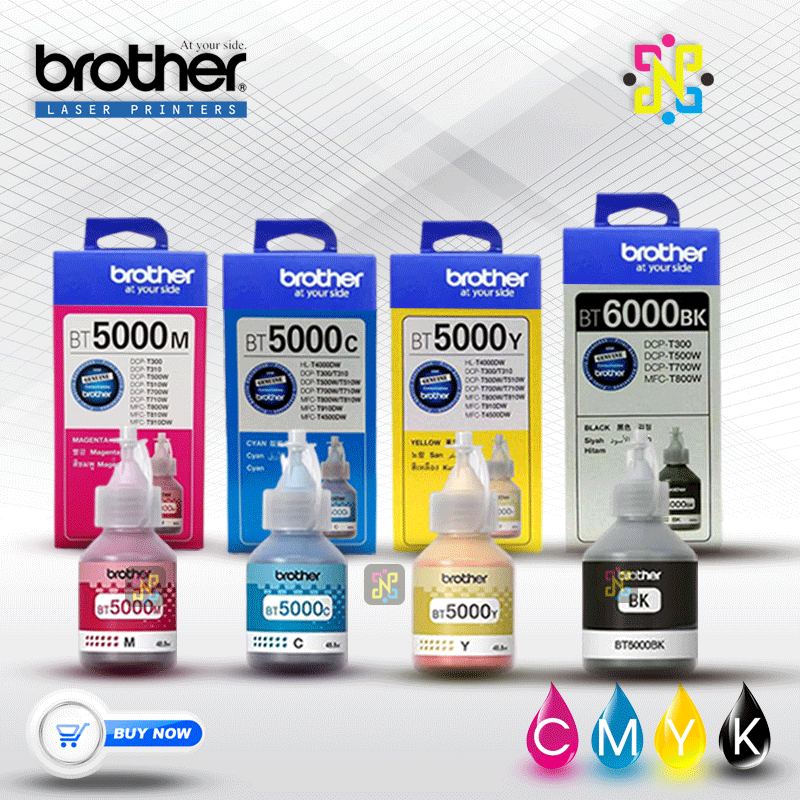 Jual Tinta printer brother bt5000 bt6000 d60bk DCP T710W DCP T300 DCP ...