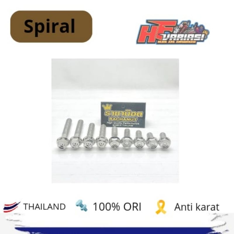 Jual Baut Spiral M X Drat Panjang Cm Probolt Original