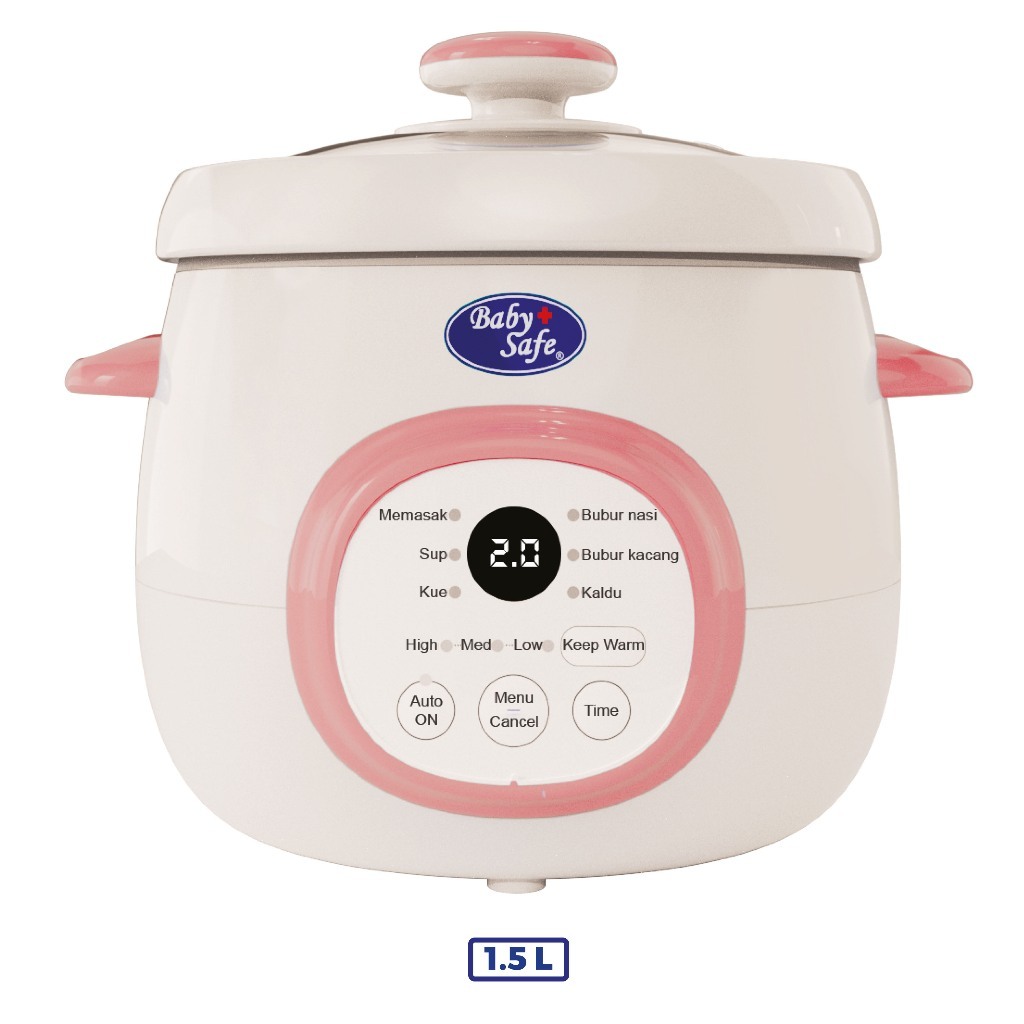 Jual Baby Safe Digital Slow Cooker 1.5L Alat Memasak MPASI LB017