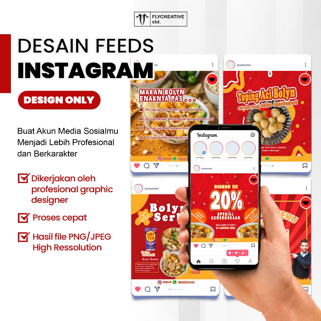 Jual Desain Feed Instagram Branding Instagram Profesional | Shopee ...