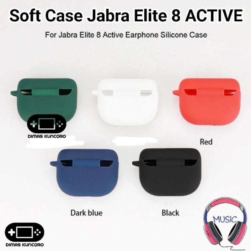Jual Soft Case Jabra Elite 8 ACTIVE silicone silikon tws cover