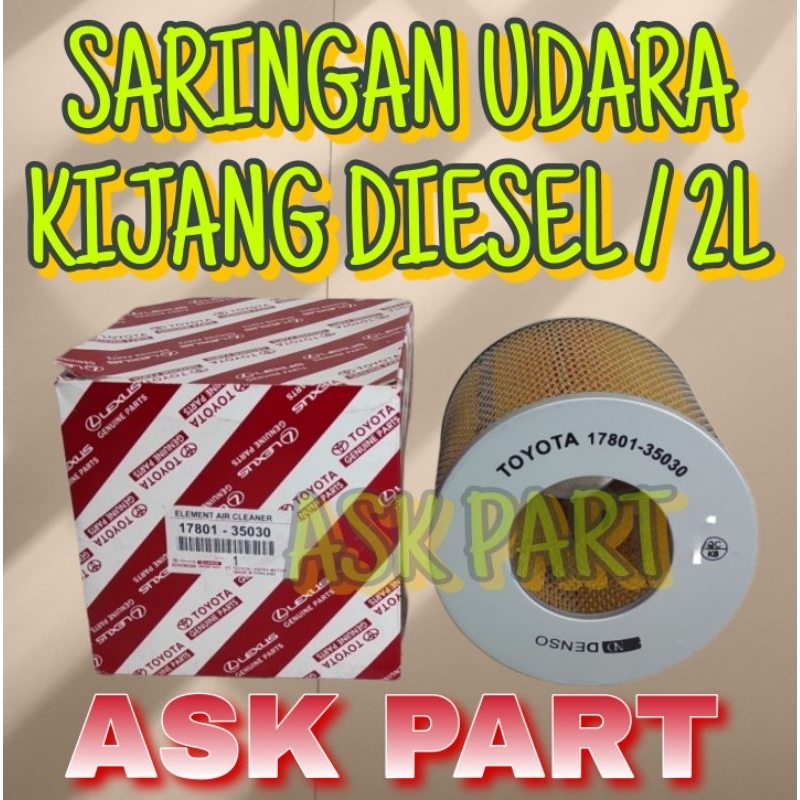 Jual FILTER AIR SARINGAN HAWA UDARA TOYOTA KIJANG DIESEL EFI KAPSUL 2L