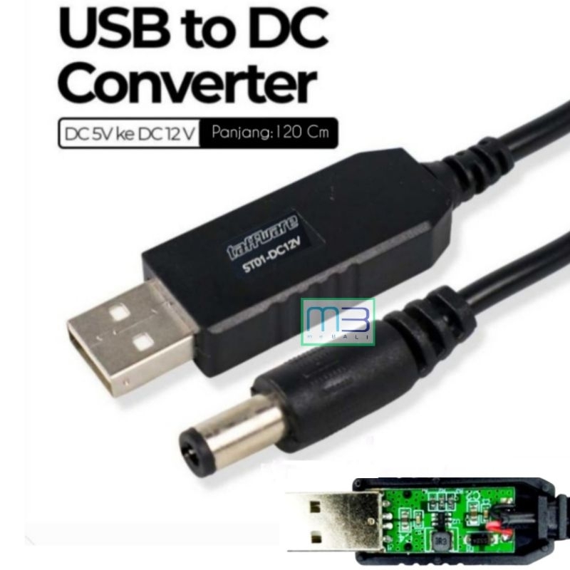 Jual Kabel Step Up Usb V To V Dc Power Supply Charger Converter Adapter Shopee Indonesia