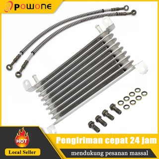 Jual Motorcycle Oil Cooler Oil Engine Radiator Aluminum 125ml Cooling ...