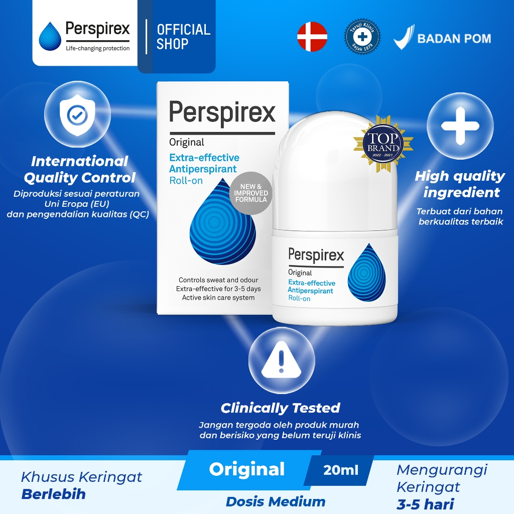 Jual Perspirex Antiperspirant Roll On / Deodoran Perawatan Ketiak Bau