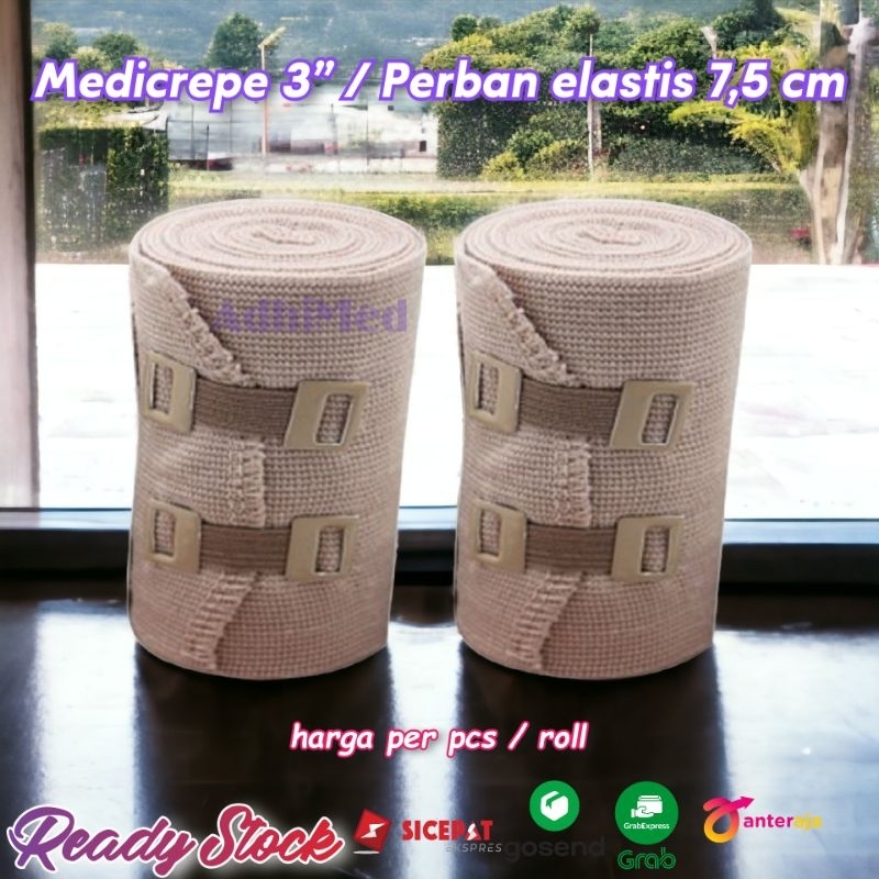 Jual medicrepe 3 inchi / medicrepe 7,5cm / perban elastis 7,5cm ...
