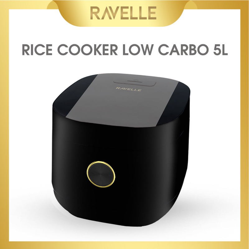 Jual RAVELLE Rice Cooker Digital Low Carbo 5 Liter White Penanak Nasi