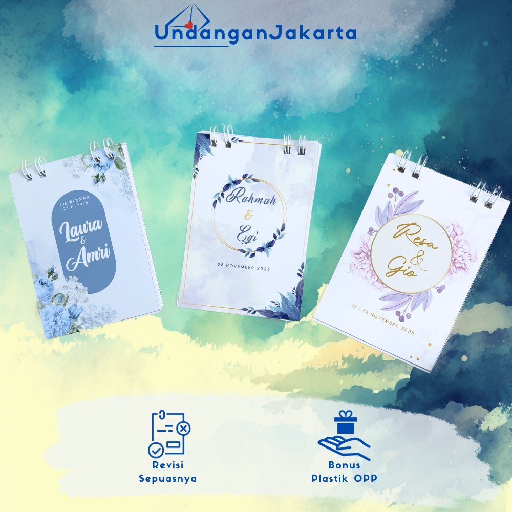 Jual [undangan Jakarta] Notebook Cover Jasmine Souvenir Hadiah