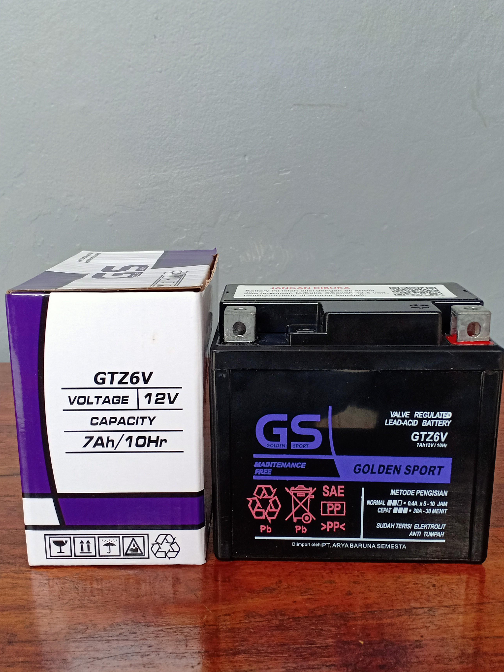 Jual Aki Motor Vario 125/150, Vario 125 Led, Nmax 155, Satria Fu GTZ6V