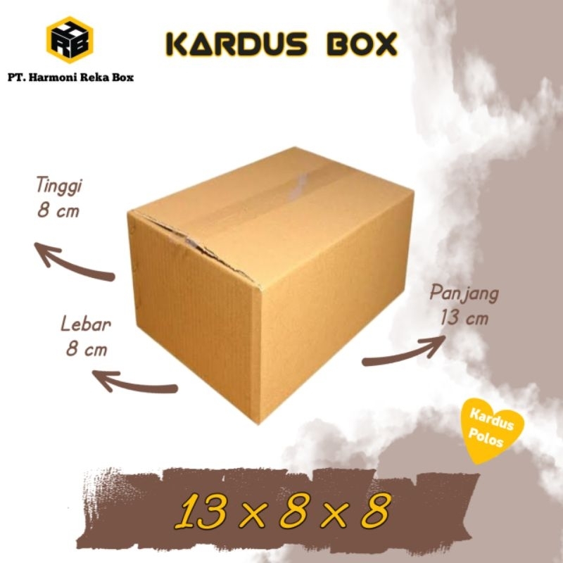 Jual Kardus Packing Box Packing Paket Kecil Polos Ukuran 13x8x8 Cm Shopee Indonesia 2311