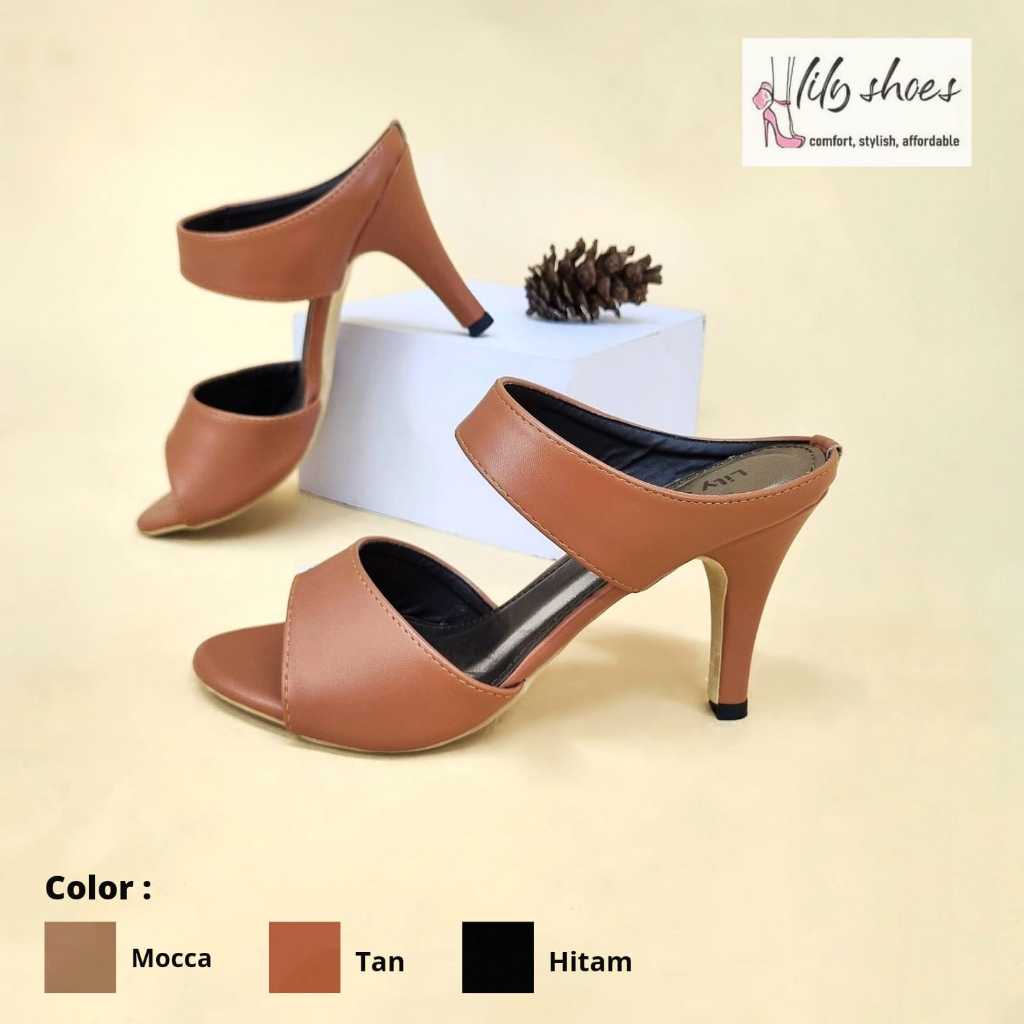 LILY SHOES Virgoun High Heels Wanita Casual