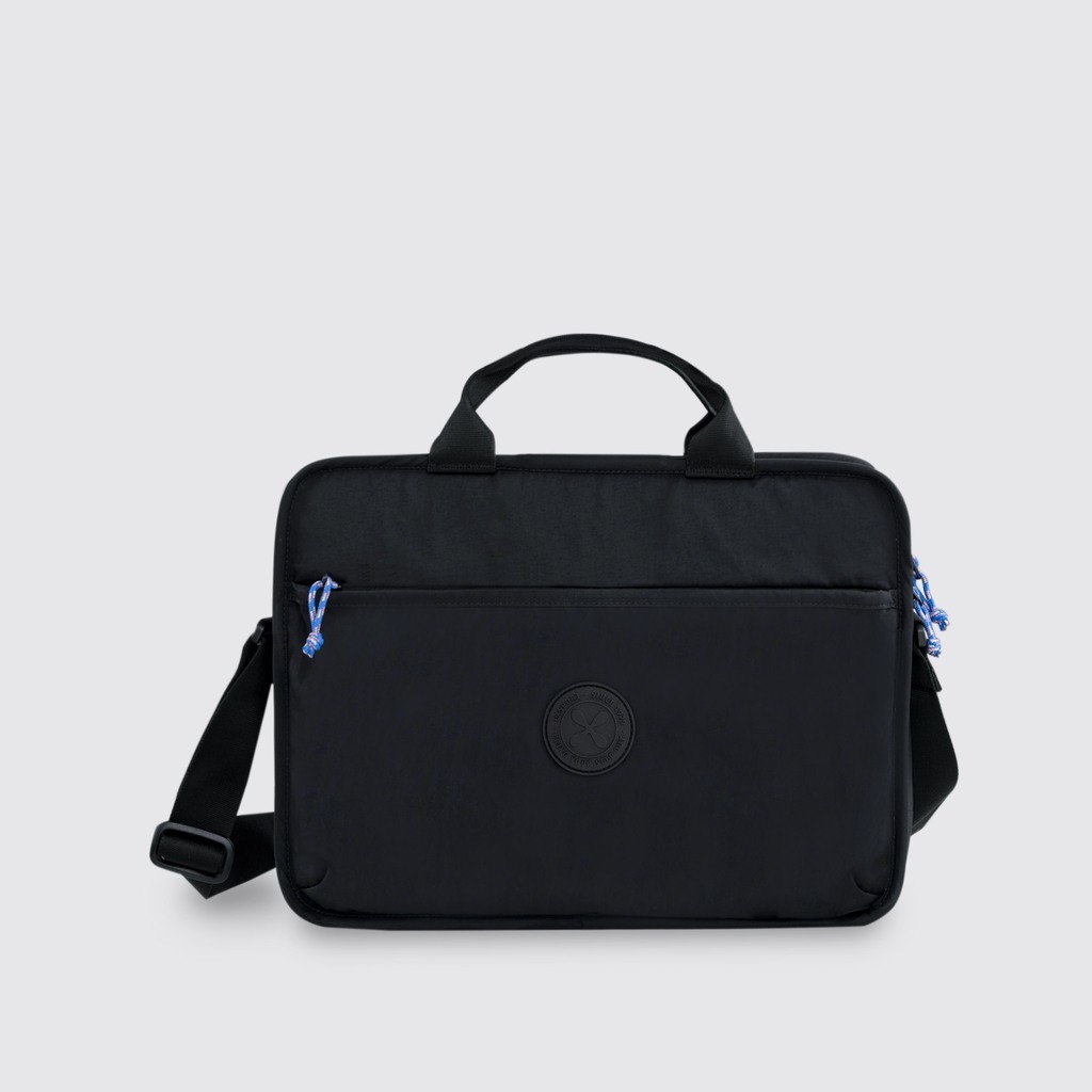 Jual Tas Selempang Everyday Laptop Sling Bag Black Hitam Shopee