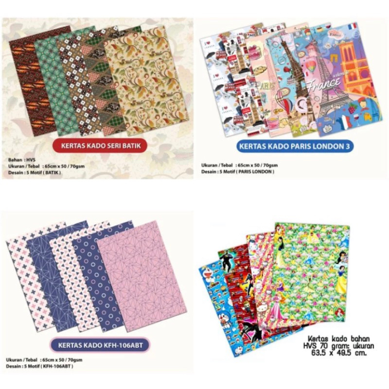 Jual KERTAS KADO | Shopee Indonesia