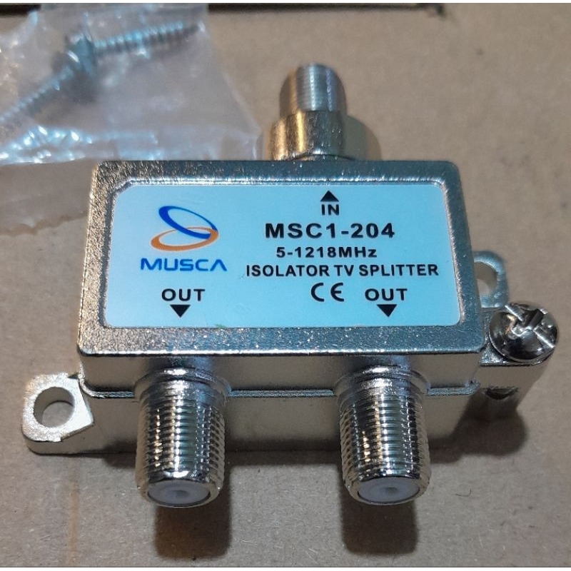 Jual Splitter antenna Tv cabang 2 ways paralel spliter antena 2 way