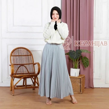1104 Rok Plisket Premium Rok Plisket Premium Wanita Dewasa