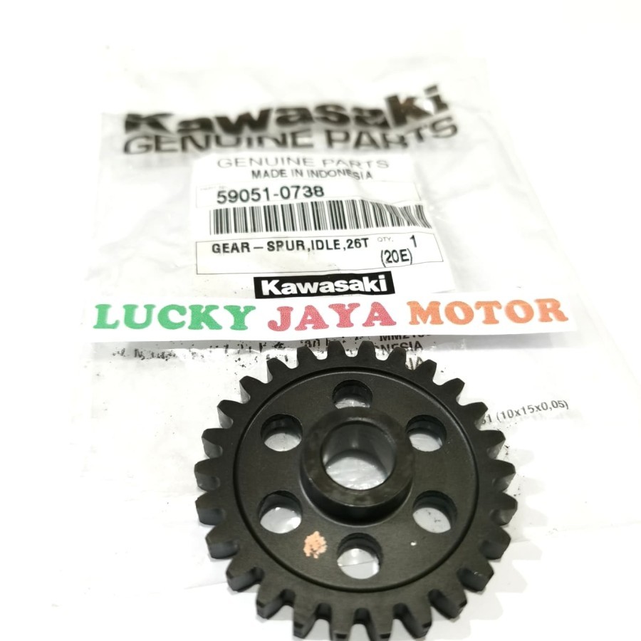 Jual gear gir gigi selah engkol spur KLX 150 original Kawasaki 59051 ...