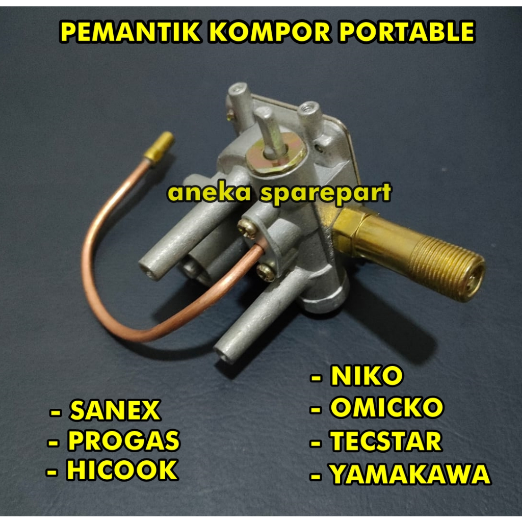 Jual Mesin Pemantik Kompor Gas Portable Umum Plus Nepel Sambungan Shopee Indonesia