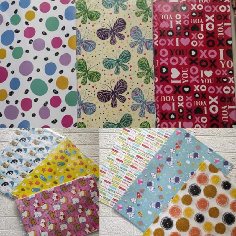Jual Kertas kado bungkus kado (1 lembar) | Shopee Indonesia