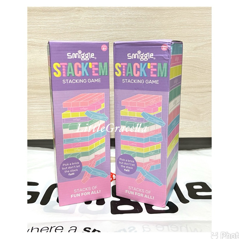 Jual Smiggle Stack Em Stacking Game Origina store/ Mainan Anak Smiggle ...