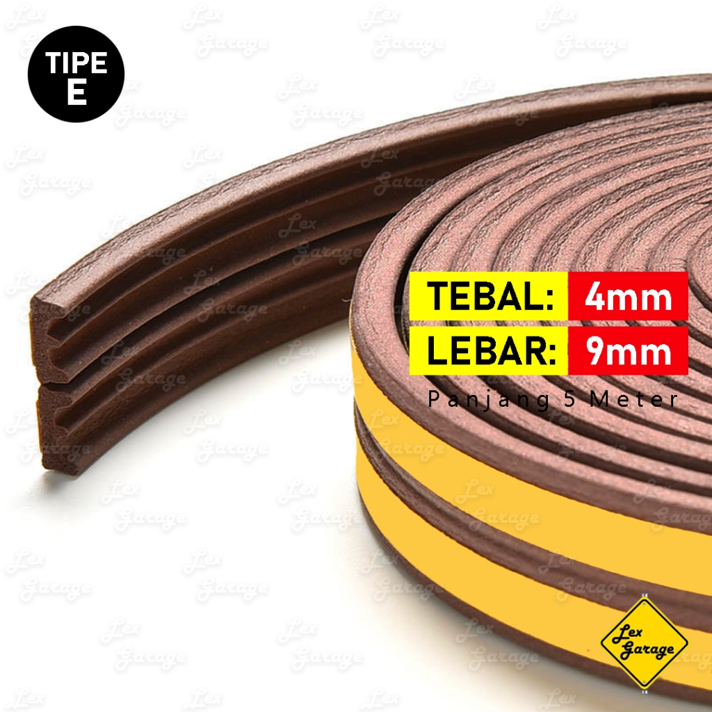 Jual Door Seal Strip Karet Busa Peredam Suara Penutup Celah Pintu